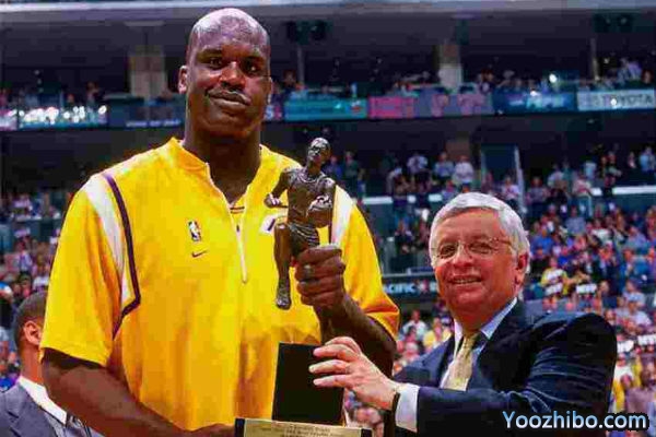 1999-00赛季NBA常规赛MVP：沙奎尔-奥尼尔当选