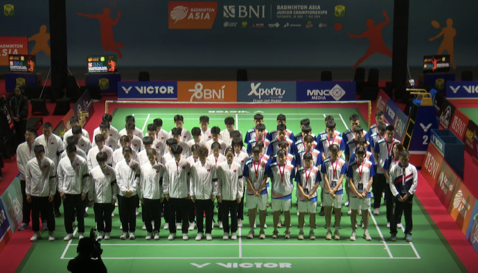 国羽17岁小将张志杰不幸离世 亚青赛众人默哀