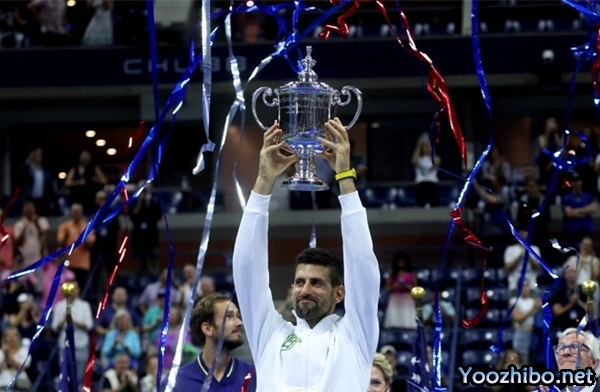 美网-36岁的德约3-0击败梅德韦杰夫四夺美网冠军 第24冠大满贯