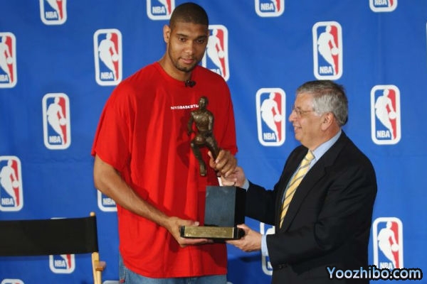 2002-03赛季NBA常规赛MVP：邓肯当选