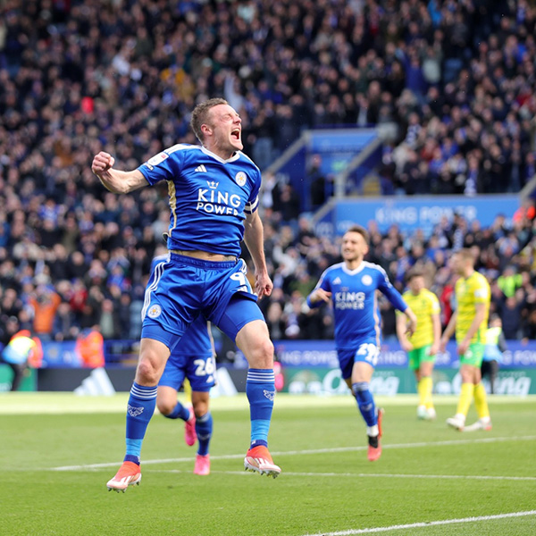 莱斯特城逆袭之战，瓦尔迪成最大功臣